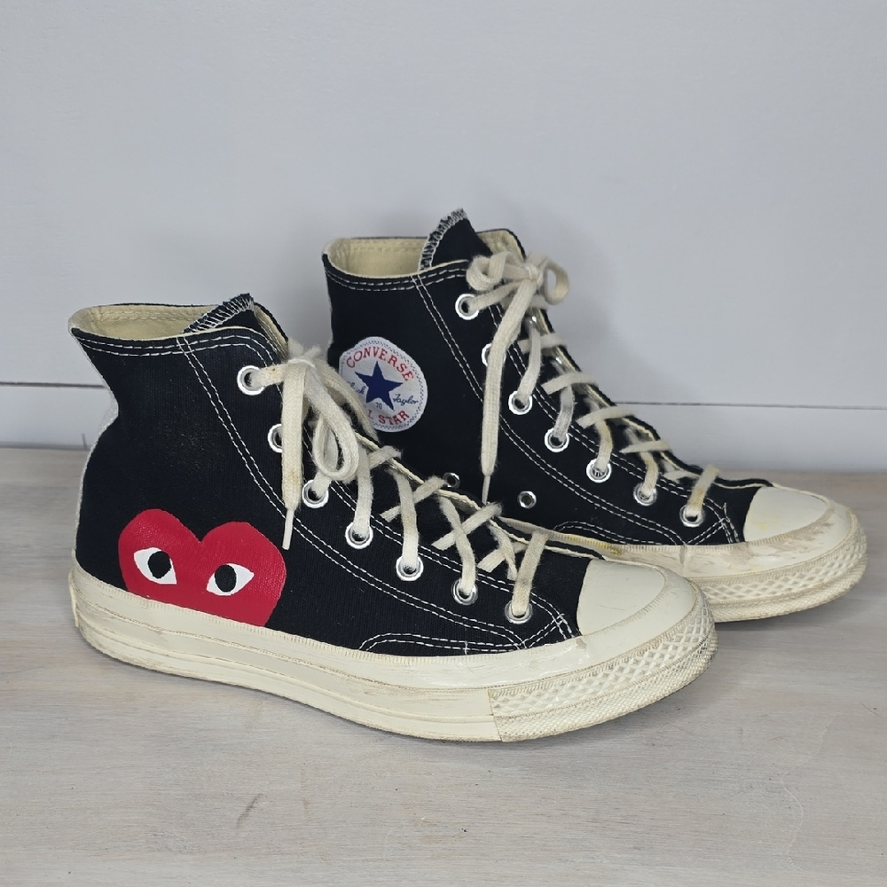 Converse x PLAY Comme des Garçons Chuck Taylor 70 Unisex Size Men 6 Women 8